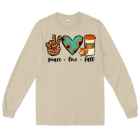 Mushroom peace love fall Long Sleeve Tee - JahusDesignShop
