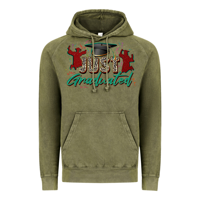 Just Graduated Vintage Hoodie by Zillion Design Studio | Teevron