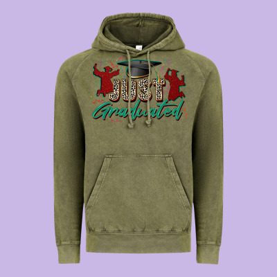 Just Graduated Vintage Hoodie Designed By Zillion Design Studio