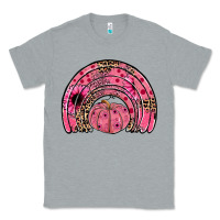 Heather Grey pumpkin ribbon rainbow Classic Tee - JahusDesignShop