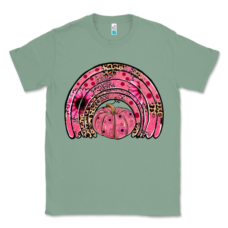 Pumpkin Ribbon Rainbow Classic Tee by JahusDesignShop | Teevron
