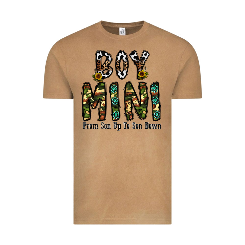 Boy Mini From Son Up To Son Down Vintage Tee by CowhideDigitalArt | Teevron