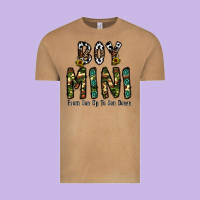 Boy Mini From Son Up To Son Down Vintage Tee Designed By Cowhidedigitalart
