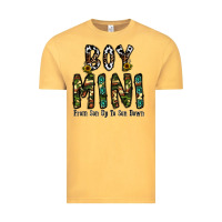 Vintage Mustard boy mini from son up to son down Vintage Tee - CowhideDigitalArt