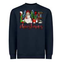 Navy love christmas Heavyweight Sweatshirt - FaDigitalArtStudio