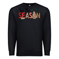 Black tis the season christmas debbie cake Premium Sweatshirt - MaliasSmallBusiness