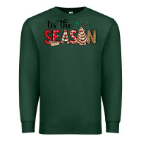 Sports Green tis the season christmas debbie cake Premium Sweatshirt - MaliasSmallBusiness