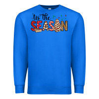 True Royal tis the season christmas debbie cake Premium Sweatshirt - MaliasSmallBusiness