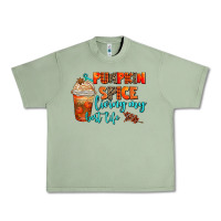 Oil Green pumpkin spice living my best life Urban Heavy Tee - AdoDesignShop