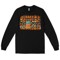 Black thankful mama Long Sleeve Tee - JahusDesignShop