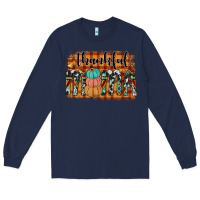 Navy thankful mama Long Sleeve Tee - JahusDesignShop