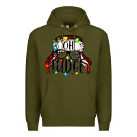 Army Green oh fudge Christmas story Premium Hoodie - Jasminsmagicworld