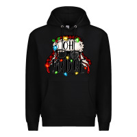Black oh fudge Christmas story Premium Hoodie - Jasminsmagicworld