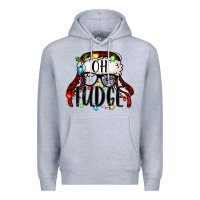 Heather Grey oh fudge Christmas story Premium Hoodie - Jasminsmagicworld