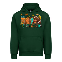 Forest Green Tis' the season Fall Urban Hoodie - NancyCooperArtShop