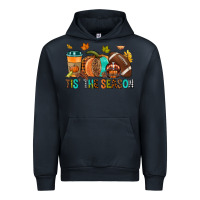 Navy Tis' the season Fall Urban Hoodie - NancyCooperArtShop