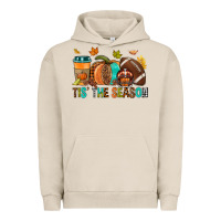 Pigment French Oak Tis' the season Fall Urban Hoodie - NancyCooperArtShop