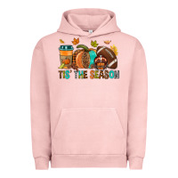 Pigment Salmon Tis' the season Fall Urban Hoodie - NancyCooperArtShop