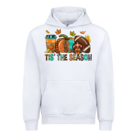 White Tis' the season Fall Urban Hoodie - NancyCooperArtShop