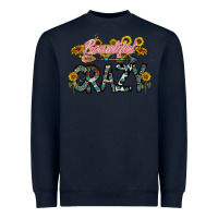 Navy beautiful crazy Heavyweight Sweatshirt - CowhideDigitalArt