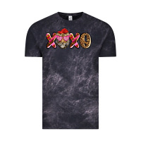 Cloud Black xoxo tiger olivia Vintage Tee - OliviaCreatesArt