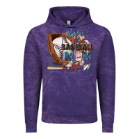 Cloud Purple livin' that baseball mom life Vintage Hoodie - Zillion Design Studio