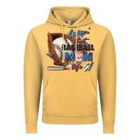 Vintage Mustard livin' that baseball mom life Vintage Hoodie - Zillion Design Studio