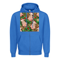 True Royal Christmas tree cakes Zipper Hoodie - NancyCooperArtShop