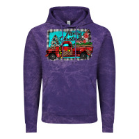 Cloud Purple truck merry christmas Vintage Hoodie - JahusDesignShop