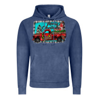 Vintage Denim truck merry christmas Vintage Hoodie - JahusDesignShop