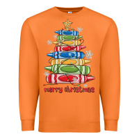 Carrot crayons tree christmas Premium Sweatshirt - MaliasSmallBusiness
