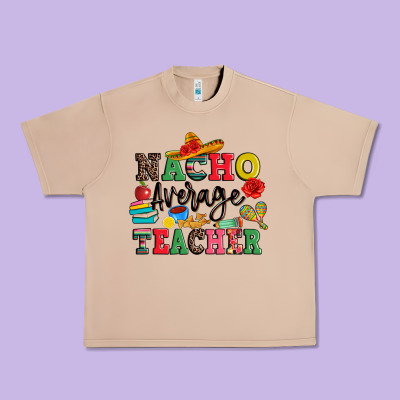 Nacho Average Teacher Urban Heavy Tee Designed By Jahusdesignshop