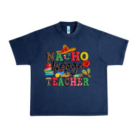 Navy nacho average teacher Urban Heavy Tee - JahusDesignShop