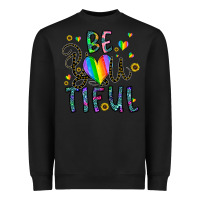 Black be you tiful Heavyweight Sweatshirt - CowhideDigitalArt