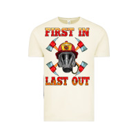 Vintage Arctic firefighter face mask with axes Vintage Tee - HRA Design Shop