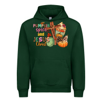 Forest Green Pumpkin spice and Jesus christ Urban Hoodie - NancyCooperArtShop