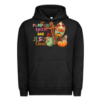 Pigment Black Pumpkin spice and Jesus christ Urban Hoodie - NancyCooperArtShop