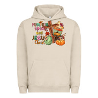 Pigment French Oak Pumpkin spice and Jesus christ Urban Hoodie - NancyCooperArtShop