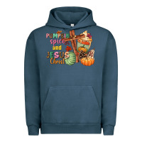 Pigment Midnight Navy Pumpkin spice and Jesus christ Urban Hoodie - NancyCooperArtShop