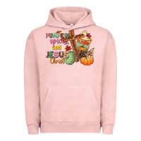 Pigment Salmon Pumpkin spice and Jesus christ Urban Hoodie - NancyCooperArtShop