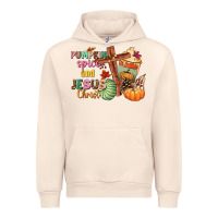 Sandshell Pumpkin spice and Jesus christ Urban Hoodie - NancyCooperArtShop