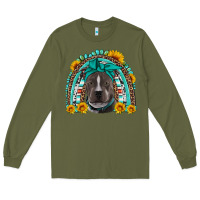 Army Green western pitbull rainbow Long Sleeve Tee - Artiststas