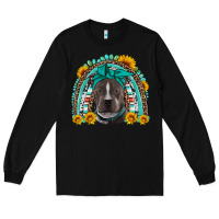 Black western pitbull rainbow Long Sleeve Tee - Artiststas