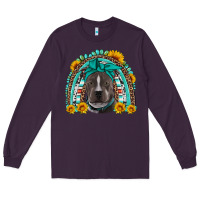 Plum western pitbull rainbow Long Sleeve Tee - Artiststas