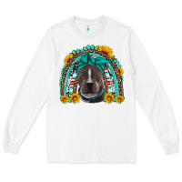 White western pitbull rainbow Long Sleeve Tee - Artiststas