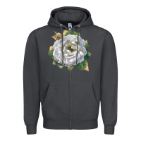 Smoke pillow fight rose Zipper Hoodie - LillyAllenDesigns