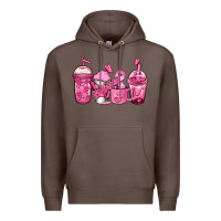 Coffee breast cancer coffee Premium Hoodie - Jasminsmagicworld