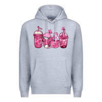 Heather Grey breast cancer coffee Premium Hoodie - Jasminsmagicworld