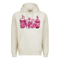 Oatmeal Heather breast cancer coffee Premium Hoodie - Jasminsmagicworld