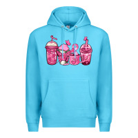 Ocean Blue breast cancer coffee Premium Hoodie - Jasminsmagicworld
